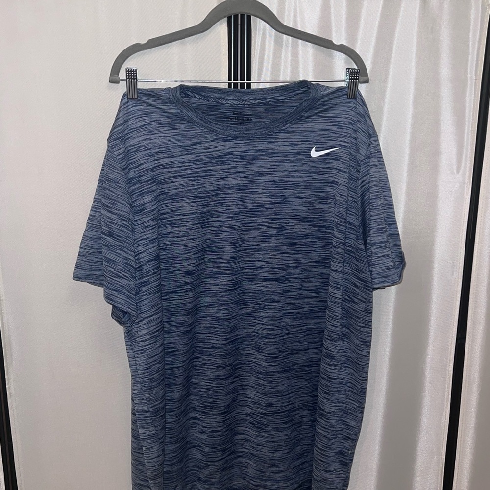 Nike Blue Short Sleeve Tee for Casual Wear